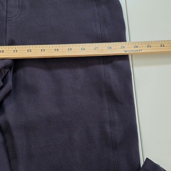 Spanx Pants Womens L Tall Navy Pull On Ponte Stretch No Pockets Office Casual - Picture 7 of 16